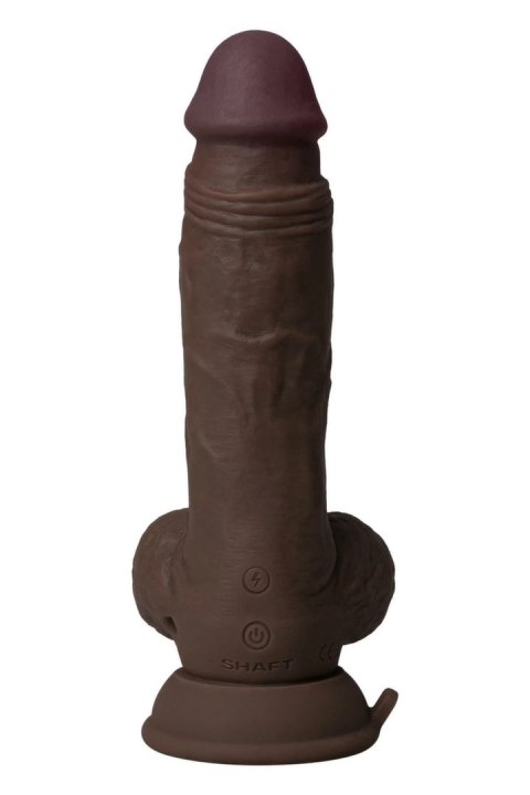 SHAFT Model A 7.5" Mahogany - silikonowy model wibracyjny FlexiSkin™