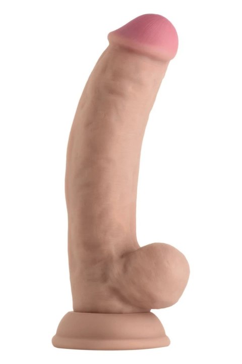 SHAFT Model C 19 cm Liquid Silicone - anatomiczny, z przyssawką, Pine