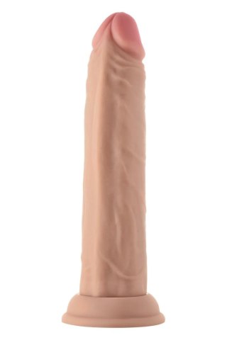 SHAFT Model J 8.5" Liquid Silicone - anatomiczny, dwuwarstwowy, Pine