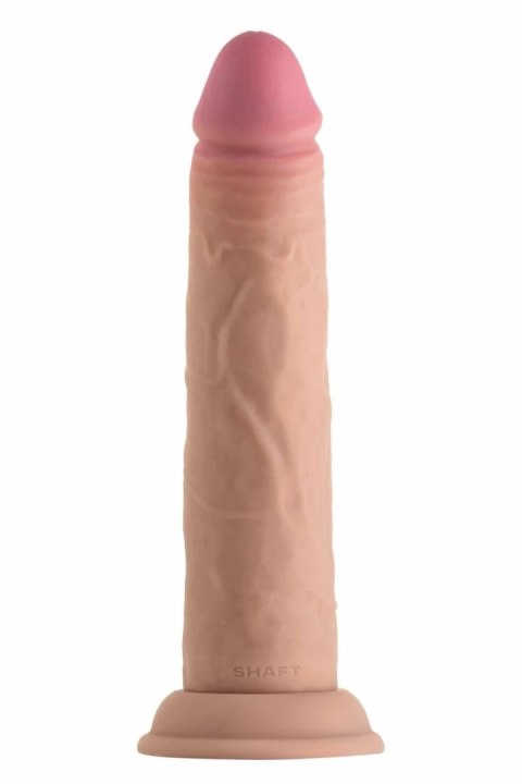 SHAFT Model J 8.5" Liquid Silicone - anatomiczny, dwuwarstwowy, Pine