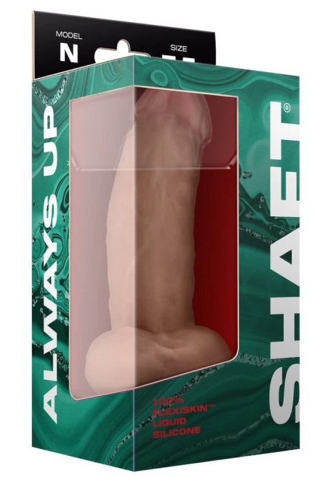 SHAFT Model N 7.5" Liquid Silicone Pine - anatomiczny, dwuwarstwowy, przyssawka
