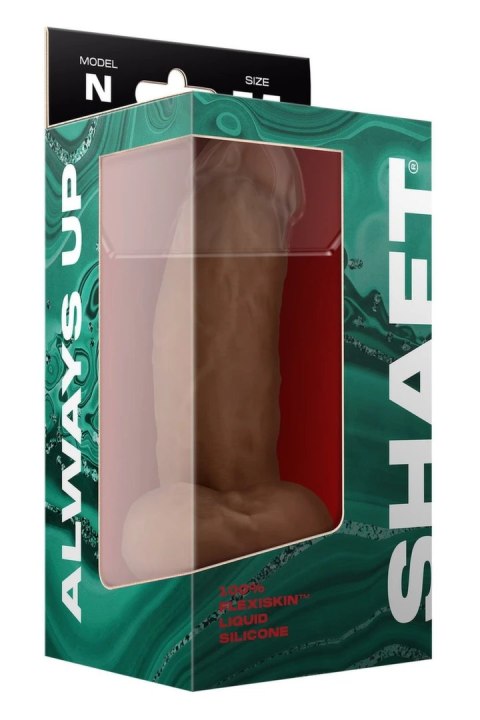 SHAFT Model N 7.5" Liquid Silicone - anatomiczny, dwuwarstwowy, Oak