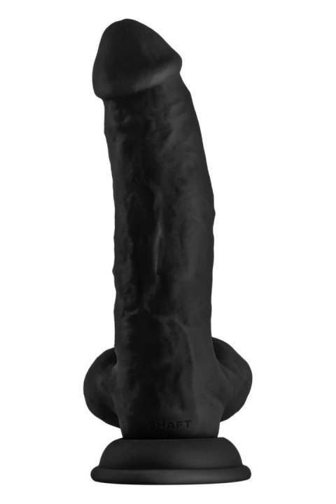 SHAFT Model N 8.5" Czarny - Anatomiczny silikonowy model Flexiskin™