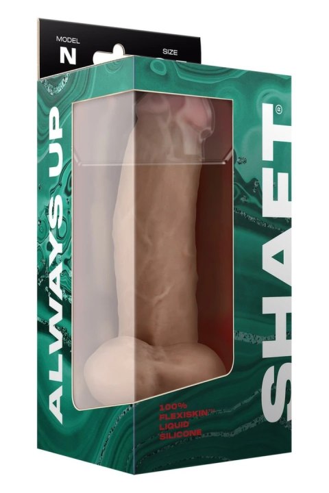 SHAFT Model N 8.5" Liquid Silicone z przyssawką i anatomiczną krzywizną Pine