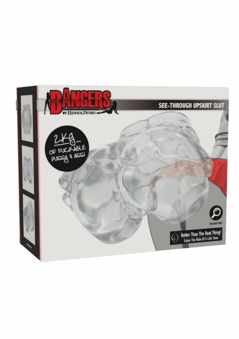Hidden Desire Bangers See-Through Upskirt 2 kg - przezroczysty model anatomiczny