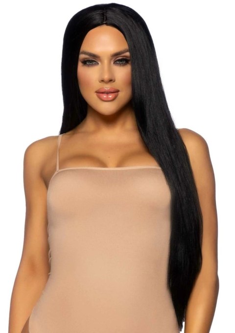 Leg Avenue Long Straight Center Part Wig Neon - peruka syntetyczna UV