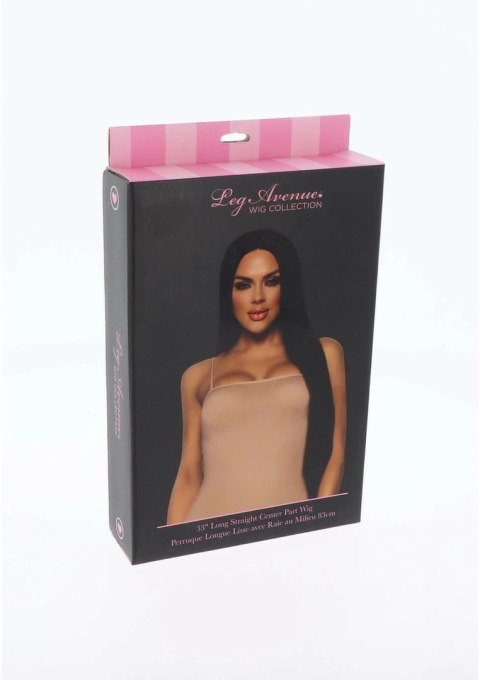Leg Avenue Long Straight Center Part Wig Neon - peruka syntetyczna UV