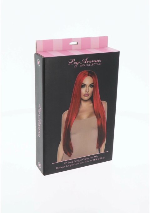 Leg Avenue Long Straight Center Part Wig Neon - peruka syntetyczna UV