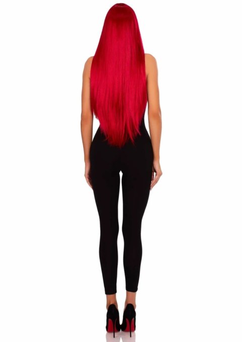 Leg Avenue Long Straight Center Part Wig Neon - peruka syntetyczna UV
