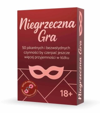 Niegrzeczna Gra 50 Zadań - Gra Planszowa dla Par z Kajdankami