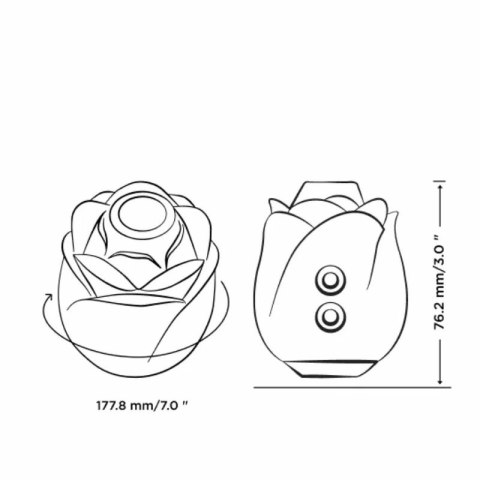 ROMP Rose 2.0 Pink - stymulator z technologią Pleasure Air, wodoodporny