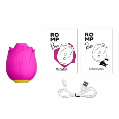 ROMP Rose 2.0 Pink - stymulator z technologią Pleasure Air, wodoodporny