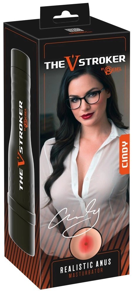 Rebel V-Stroker Cindy - kompaktowa maszyna intymna, anatomiczny kształt, 26,5 cm