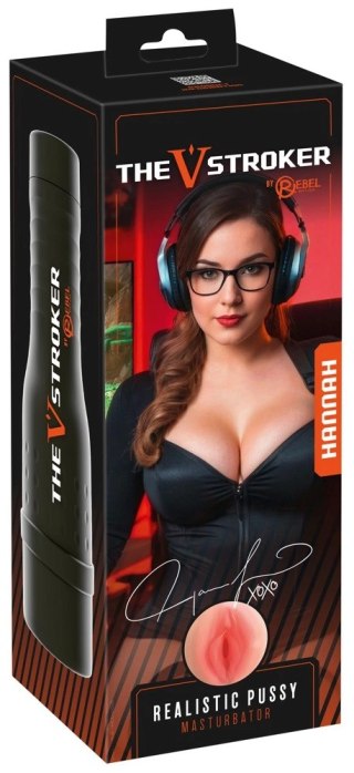 Rebel V-Stroker Hannah kompaktowa maszyna intymna z etui, 26,5 cm