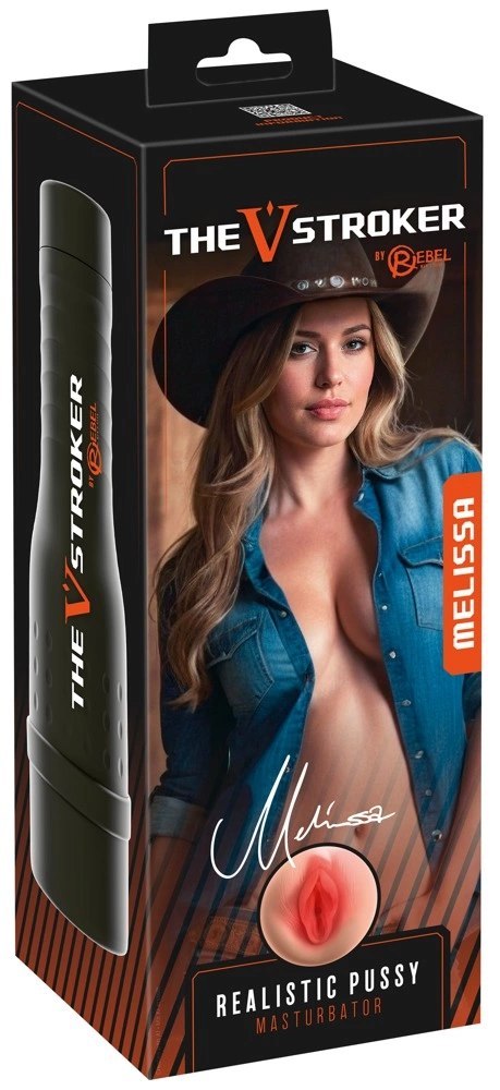 Rebel V-Stroker Melissa - kompaktowa maszyna intymna, 26,5 cm, TPE/ABS