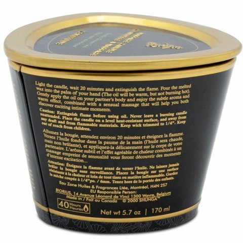 SHUNGA Świeca do masażu Lawenda 170 ml - relaksujący olejek