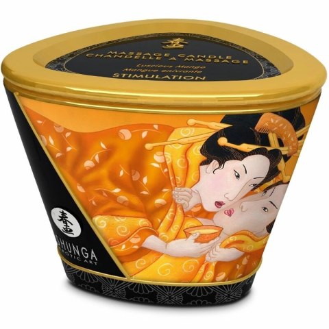 SHUNGA Świeca do masażu Mango 170 ml - aromatyczny olejek do masażu