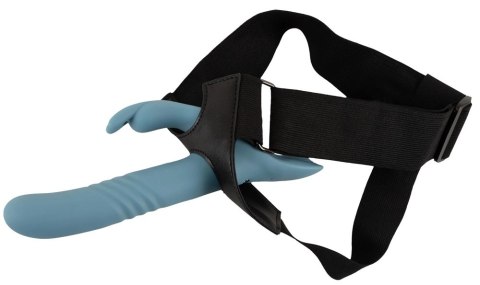 You2Toys Your Strap-On Rabbit Vibrator - zestaw z pilotem, silikon, czarny