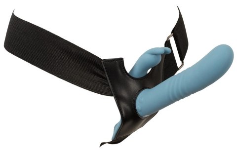 You2Toys Your Strap-On Rabbit Vibrator - zestaw z pilotem, silikon, czarny
