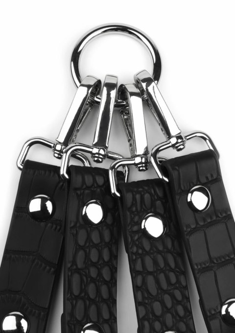 AVANZA FEROS Croc-Embossed - pasy do unieruchamiania, skora PU