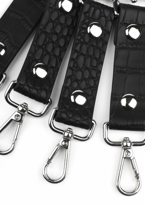 AVANZA FEROS Croc-Embossed - pasy do unieruchamiania, skora PU