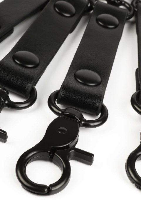 AVANZA Precision Hogtie VANTAGE 8 czarny system wiązania PU Leather