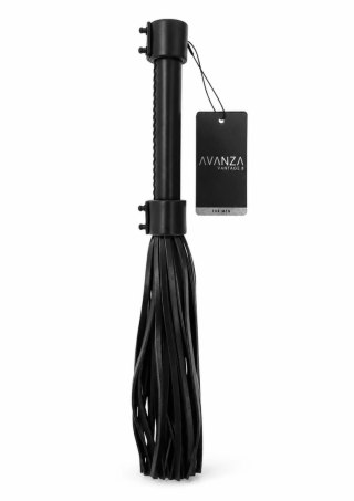 AVANZA VANTAGE 8 Performance Whip czarny skorzany bat PU