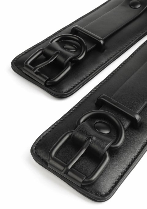 AVANZA VANTAGE 8 Precision Ankle Cuffs czarne skorzane kajdanki na kostki