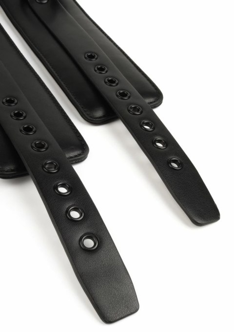 AVANZA VANTAGE 8 Precision Ankle Cuffs czarne skorzane kajdanki na kostki