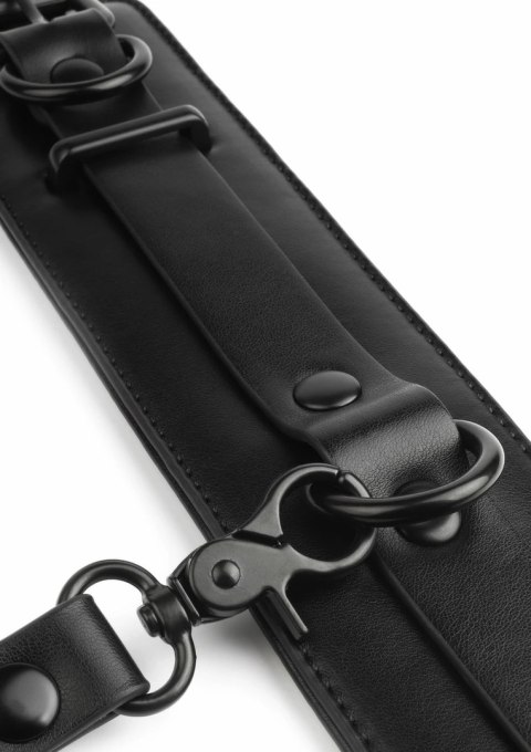 AVANZA VANTAGE 8 Precision Ankle Cuffs czarne skorzane kajdanki na kostki