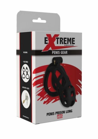 EXTREME by HIDDEN DESIRE Penis Prison Cock Cage Long ABS z zamkiem