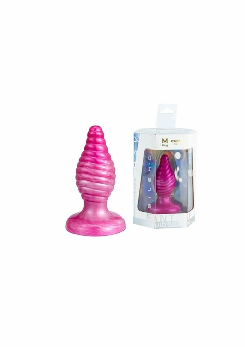 Fantasy Plug Cherry SILEXPAN® silikonowy, termoaktywny, rożowy