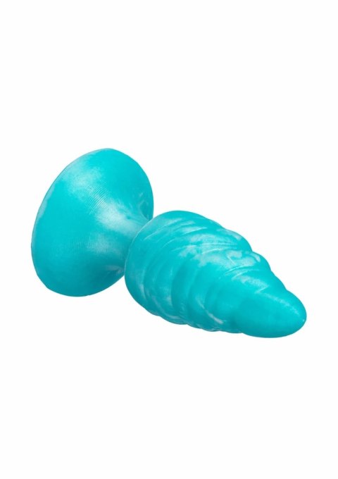 Fantasy Plug Melty SILEXPAN® silikonowy, turkusowy, kompaktowy