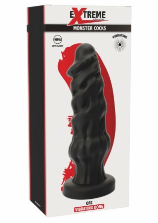 HIDDEN DESIRE EXTREME Orc Monster Dong silikonowy z wibracjami 25 cm