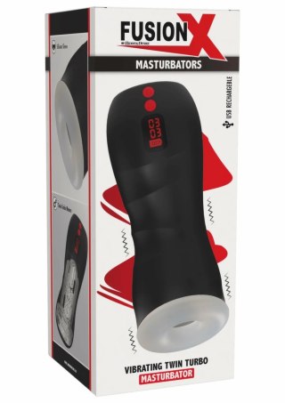 HIDDEN DESIRE FUSION X Vibrating Twin Turbo - podwojny system wibracji USB-C