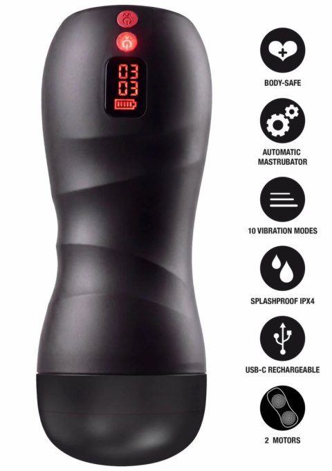 HIDDEN DESIRE FUSION X Vibrating Twin Turbo - podwojny system wibracji USB-C