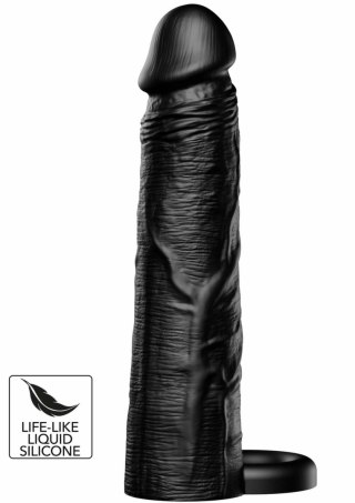 HIDDEN DESIRE INFERNO silikonowa nakładka z pierścieniem 20 cm