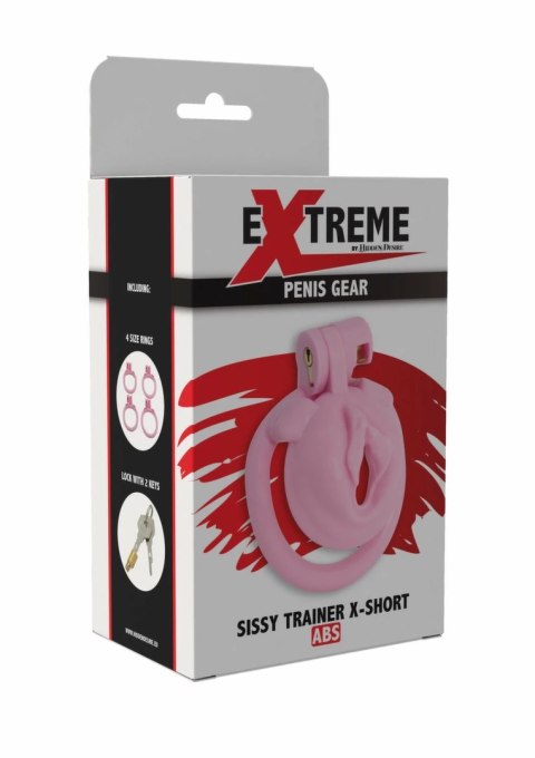 HIDDEN DESIRE Sissy Trainer Cock Lock X-Short - system blokujący, ultra płaski