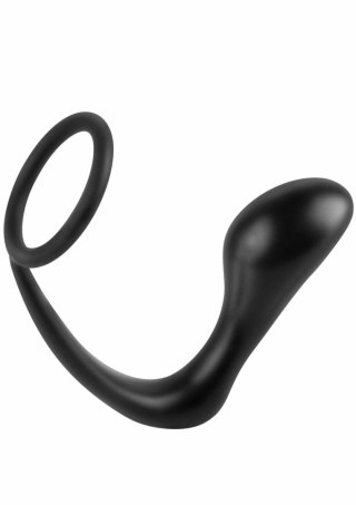 Hidden Desire Ass Delight Prostate Plug silikonowy z pierścieniem, anatomiczny kształt