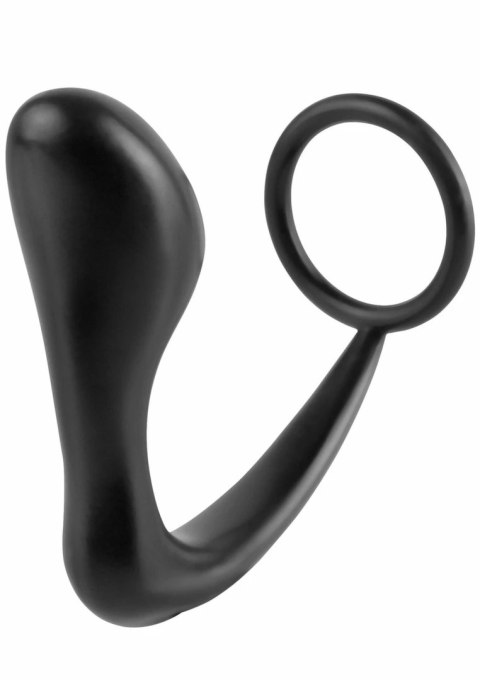 Hidden Desire Ass Delight Prostate Plug silikonowy z pierścieniem, anatomiczny kształt