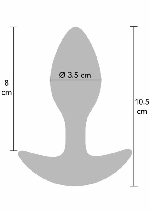 Hidden Desire Weighted Anal Plug 185g silikonowy z obciążeniem