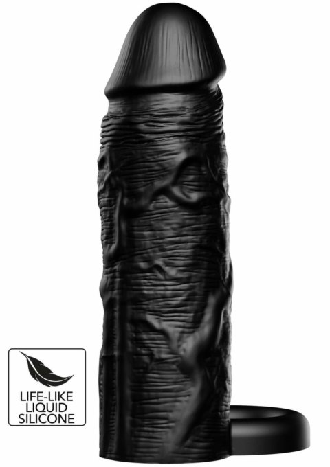 INFERNO by HIDDEN DESIRE Liquid Silicone Nakładka 15 cm z pierścieniem