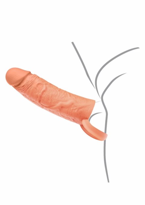 INFERNO by HIDDEN DESIRE Liquid Silicone Sleeve z pierścieniem 15 cm