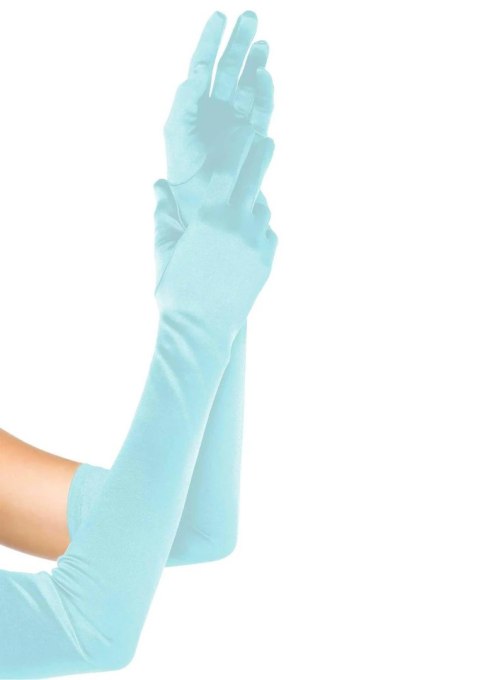 Leg Avenue Extra Long Satynowe Rękawiczki Operowe Czarne 60 cm