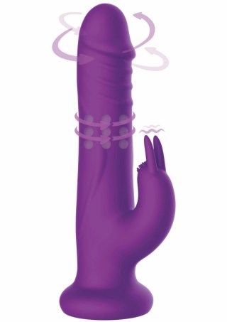 Playhouse Rotating Beads Rabbit Vibrator silikonowy, wodoodporny, USB