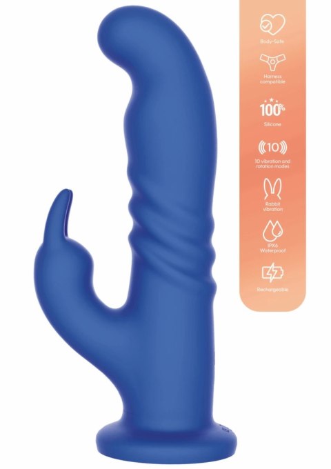Playhouse Rotating G-Spot Rabbit Vibrator silikonowy, wodoodporny