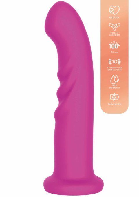 Playhouse Rotating Vibrator silikonowy, wodoodporny, ładowalny