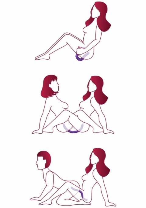 She.E.O Dual-Sided Flexible Vibrator silikonowy, wodoodporny, z pilotem