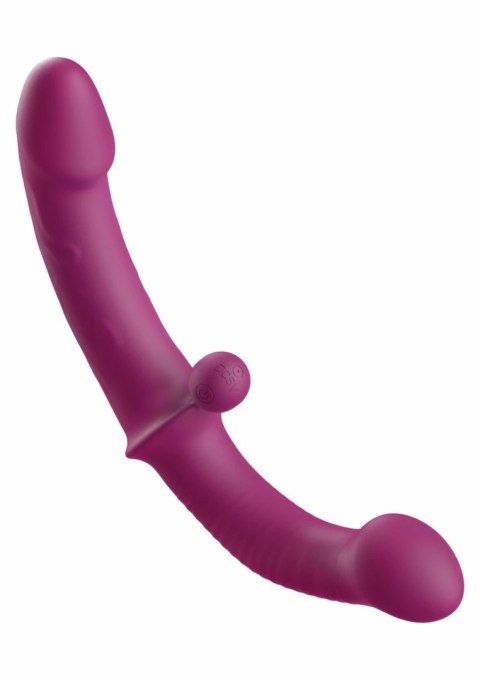 She.E.O Dual-Sided G-Spot Vibrator silikonowy, 10 trybow, fioletowy