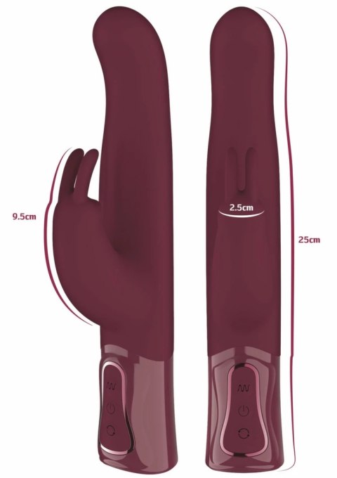 She.E.O Thick Rotating Rabbit Vibrator silikonowy, 10 trybow, USB